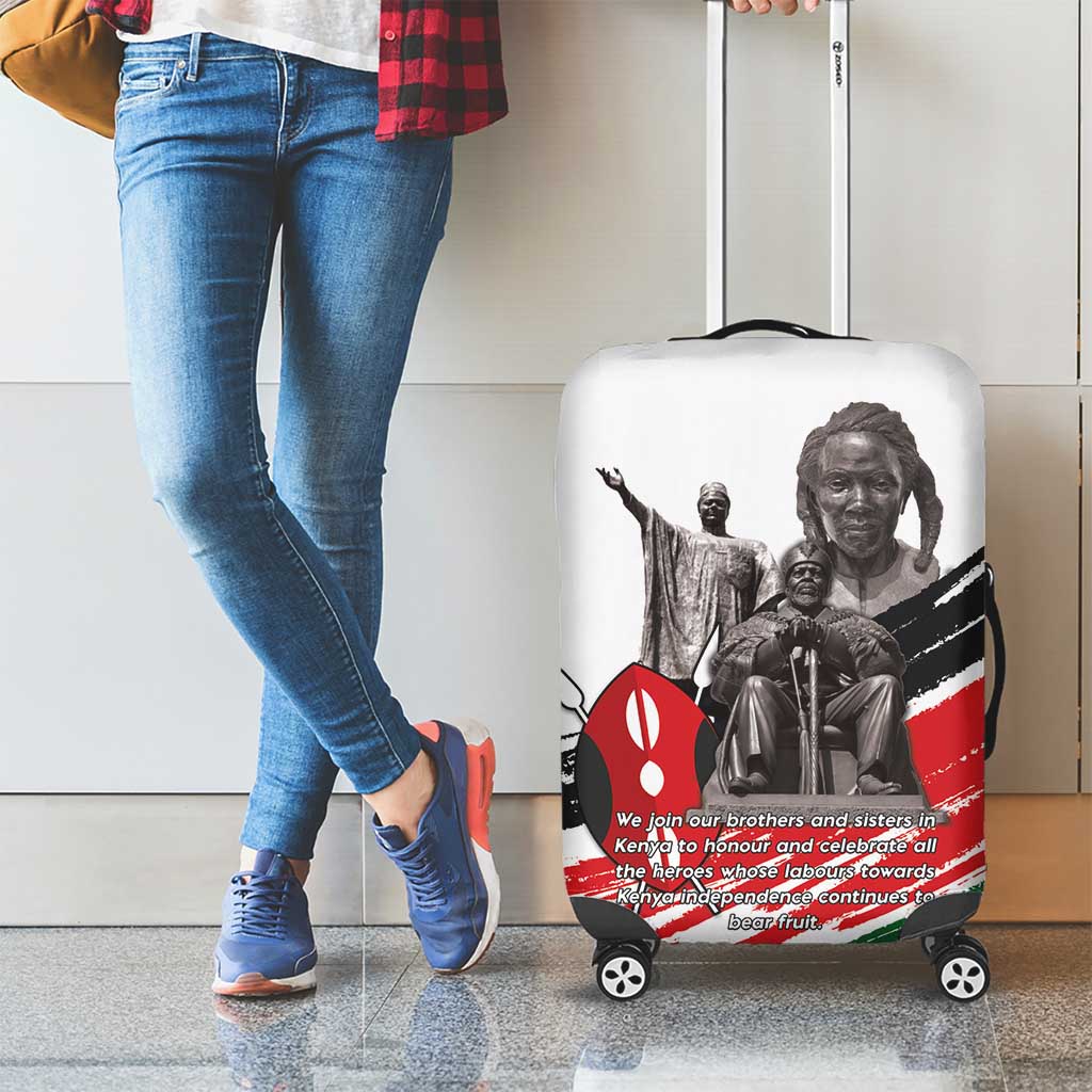 Kenya Mashujaa Day Luggage Cover Kenyan Heroes - Wonder Print Shop
