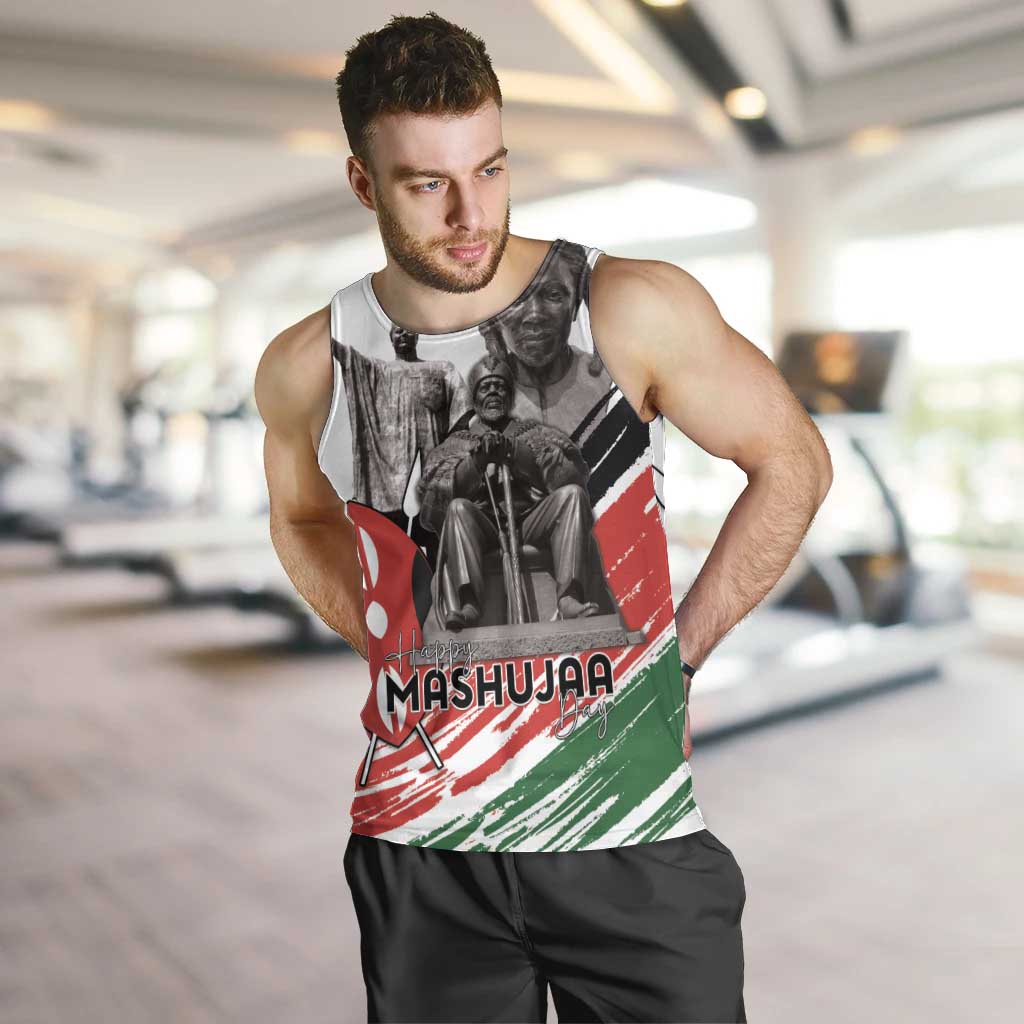 Kenya Mashujaa Day Men Tank Top Kenyan Heroes - Wonder Print Shop