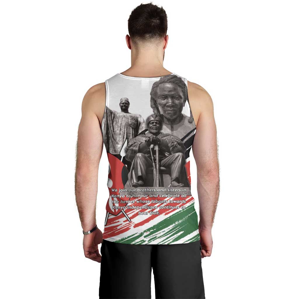 Kenya Mashujaa Day Men Tank Top Kenyan Heroes - Wonder Print Shop