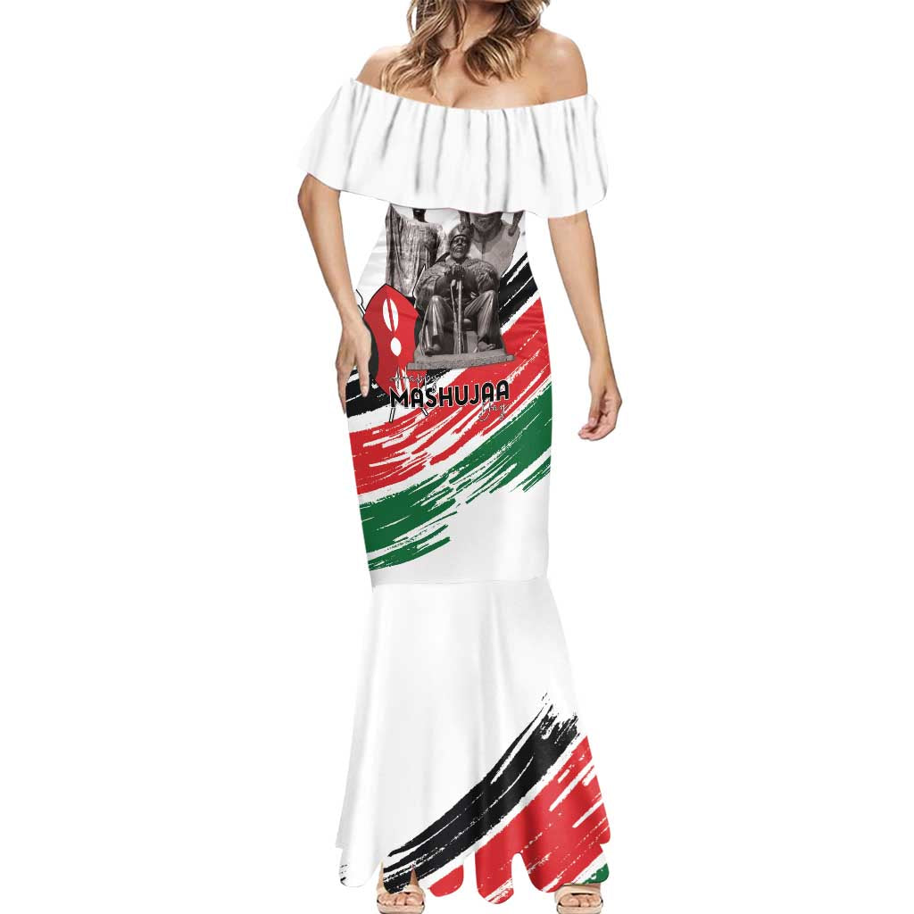 Kenya Mashujaa Day Mermaid Dress Kenyan Heroes - Wonder Print Shop