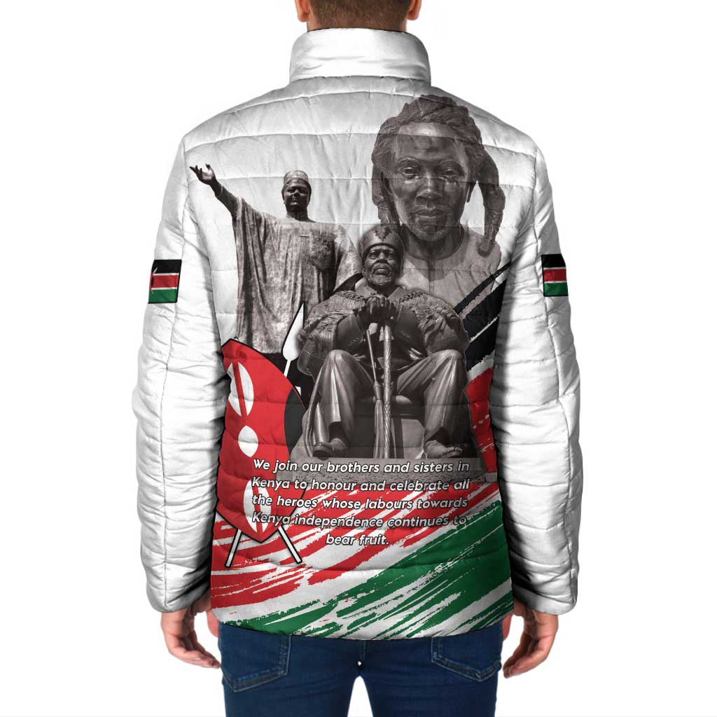 Kenya Mashujaa Day Padded Jacket Kenyan Heroes - Wonder Print Shop