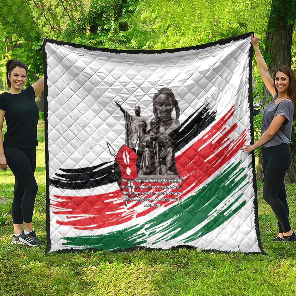 Kenya Mashujaa Day Quilt Kenyan Heroes - Wonder Print Shop