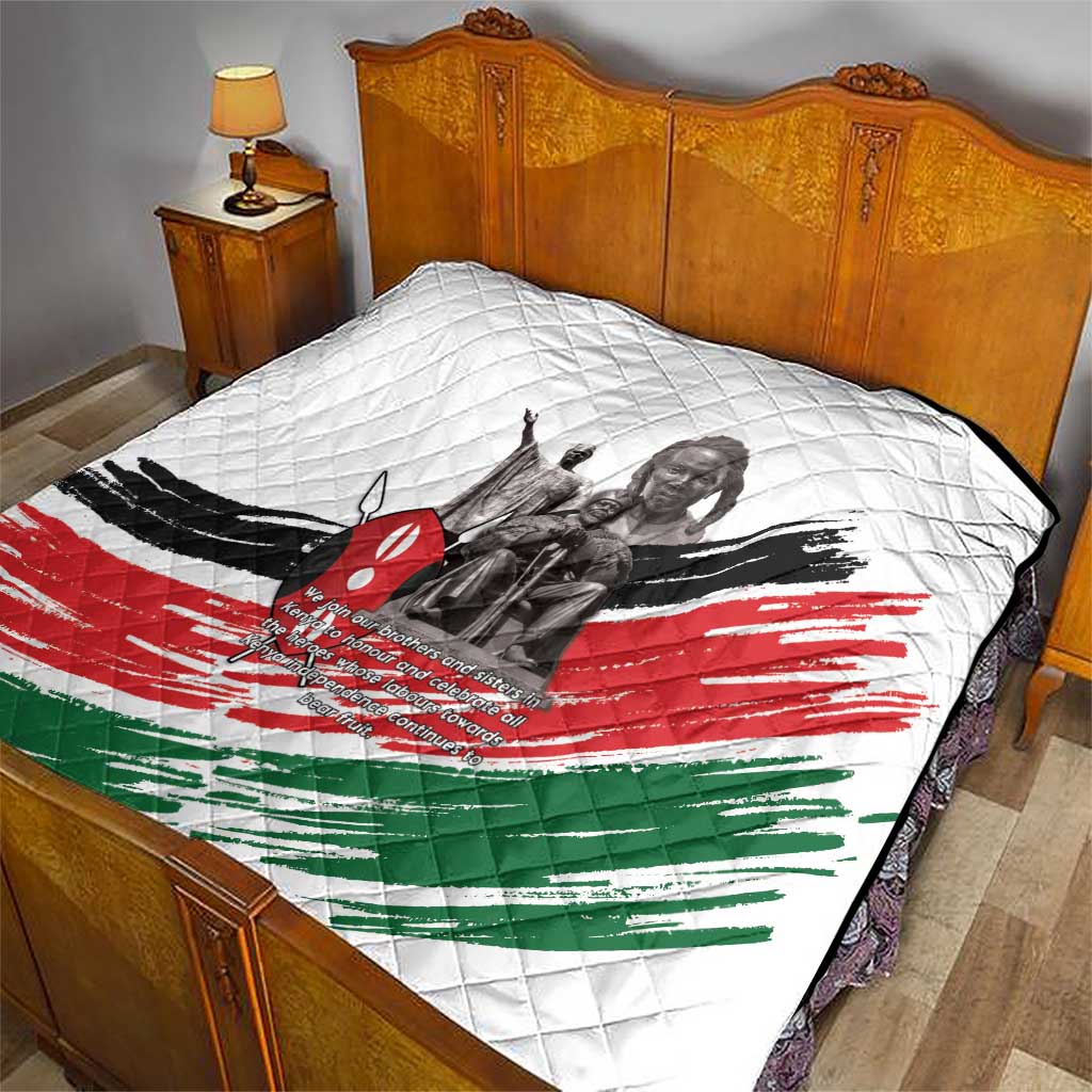 Kenya Mashujaa Day Quilt Kenyan Heroes - Wonder Print Shop