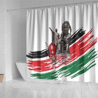 Kenya Mashujaa Day Shower Curtain Kenyan Heroes - Wonder Print Shop