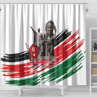 Kenya Mashujaa Day Shower Curtain Kenyan Heroes - Wonder Print Shop