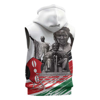 Kenya Mashujaa Day Sleeveless Zip Hoodie Kenyan Heroes - Wonder Print Shop