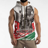 Kenya Mashujaa Day Sleeveless Zip Hoodie Kenyan Heroes - Wonder Print Shop