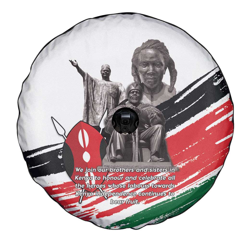Kenya Mashujaa Day Spare Tire Cover Kenyan Heroes - Wonder Print Shop