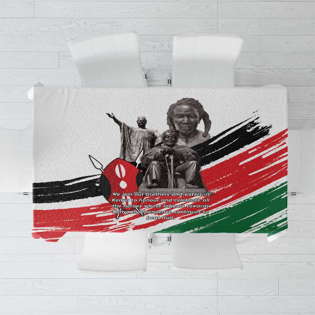 Kenya Mashujaa Day Tablecloth Kenyan Heroes - Wonder Print Shop