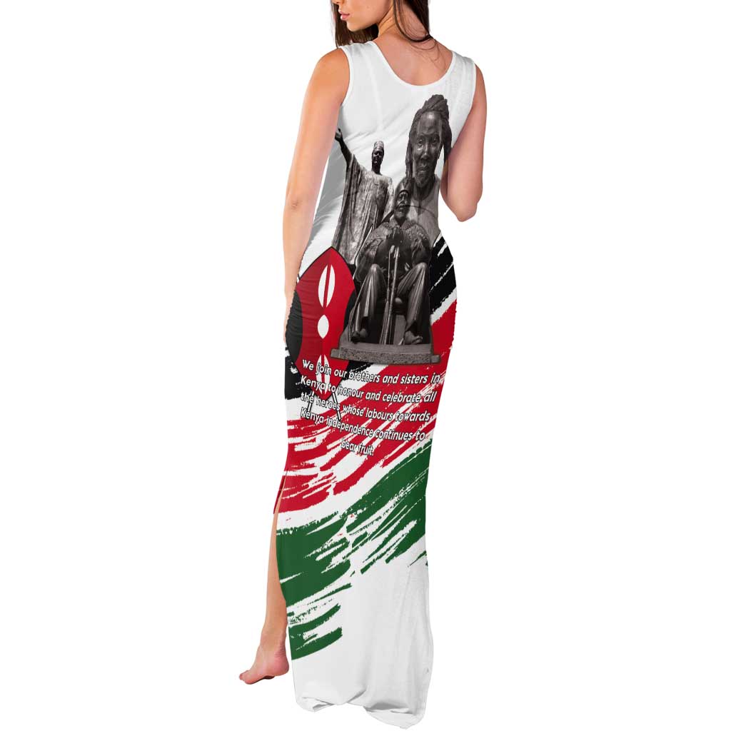 Kenya Mashujaa Day Tank Maxi Dress Kenyan Heroes - Wonder Print Shop