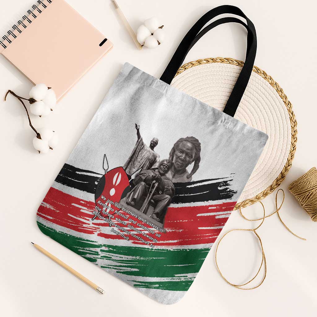 Kenya Mashujaa Day Tote Bag Kenyan Heroes - Wonder Print Shop