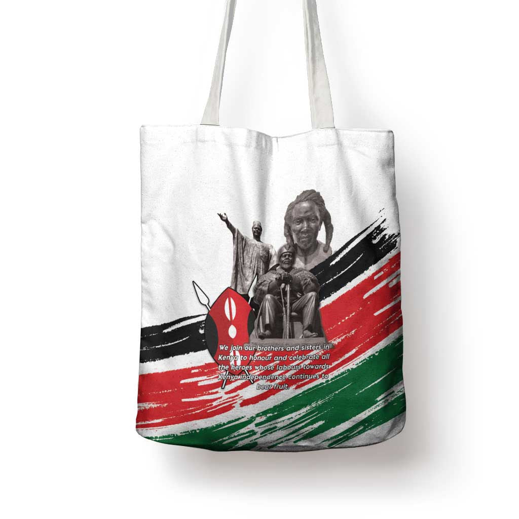 Kenya Mashujaa Day Tote Bag Kenyan Heroes - Wonder Print Shop