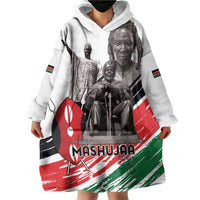Kenya Mashujaa Day Wearable Blanket Hoodie Kenyan Heroes - Wonder Print Shop