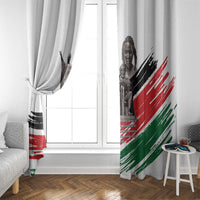 Kenya Mashujaa Day Window Curtain Kenyan Heroes - Wonder Print Shop