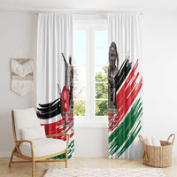 Kenya Mashujaa Day Window Curtain Kenyan Heroes - Wonder Print Shop