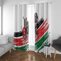 Kenya Mashujaa Day Window Curtain Kenyan Heroes - Wonder Print Shop