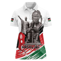Kenya Mashujaa Day Women Polo Shirt Kenyan Heroes - Wonder Print Shop