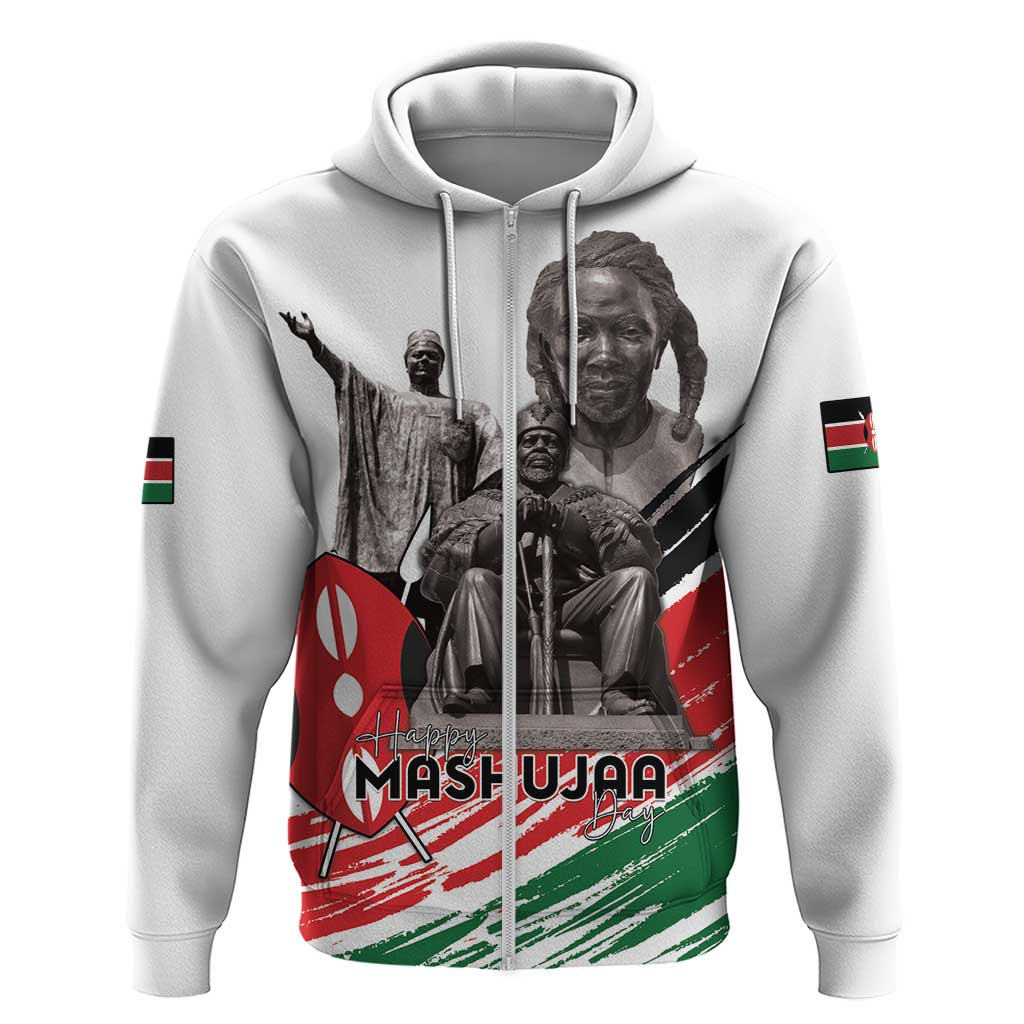 Kenya Mashujaa Day Zip Hoodie Kenyan Heroes - Wonder Print Shop