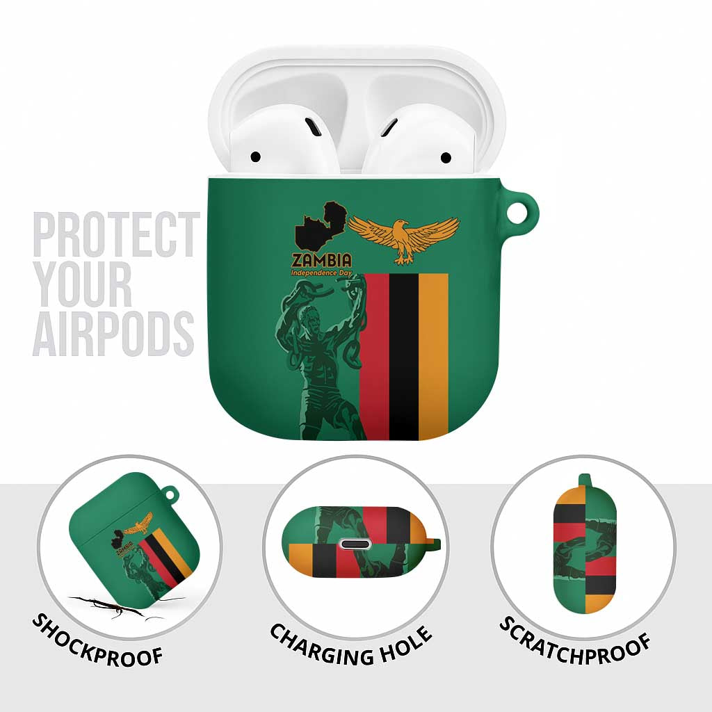 Zambia Independence Day AirPods Case Lusaka Freedom Statue - Wonder Print Shop