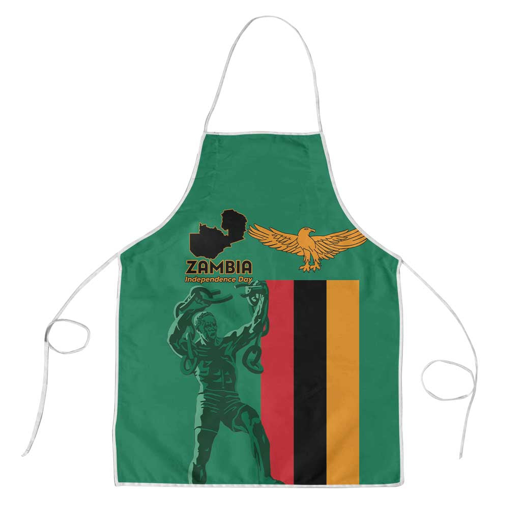 Zambia Independence Day Apron Lusaka Freedom Statue - Wonder Print Shop
