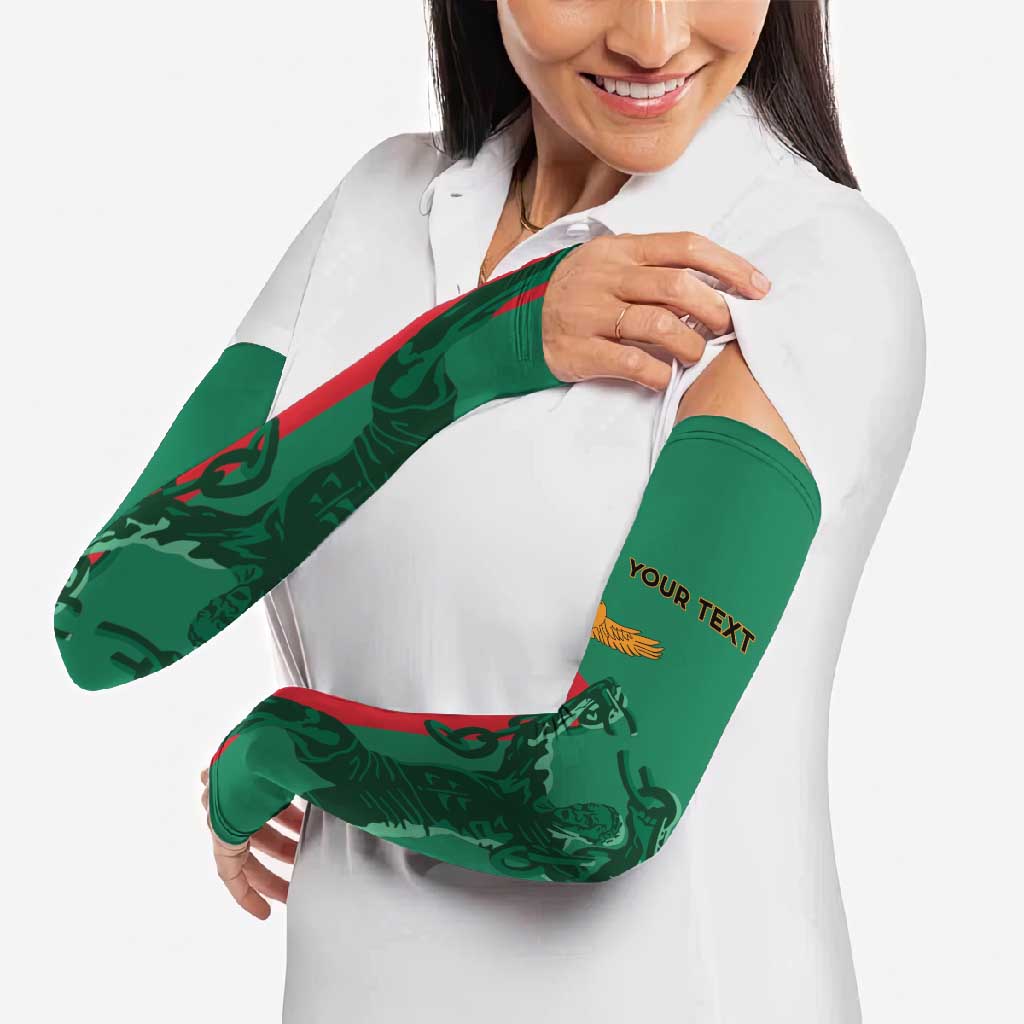 Zambia Independence Day Arm Sleeves Lusaka Freedom Statue - Wonder Print Shop