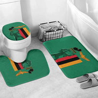Zambia Independence Day Bathroom Set Lusaka Freedom Statue - Wonder Print Shop