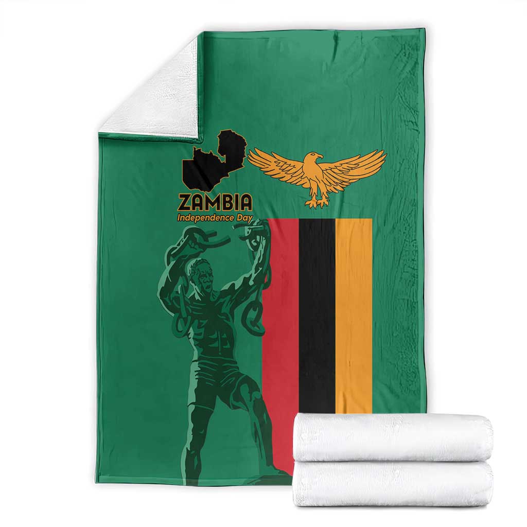 Zambia Independence Day Blanket Lusaka Freedom Statue - Wonder Print Shop