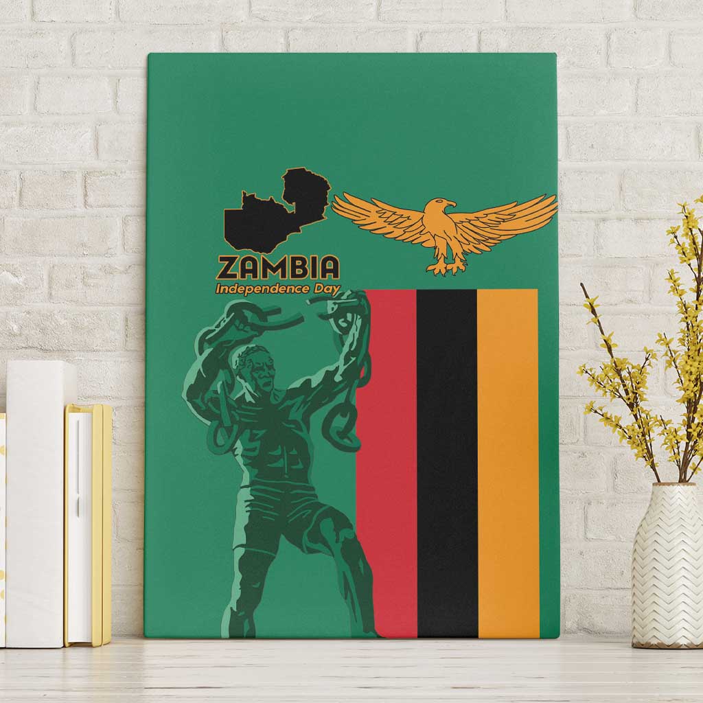 Zambia Independence Day Canvas Wall Art Lusaka Freedom Statue - Wonder Print Shop