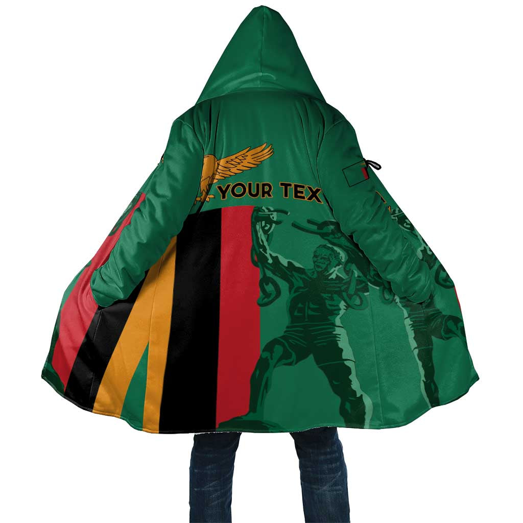 Personalized Zambia Independence Day Cloak Lusaka Freedom Statue - Wonder Print Shop