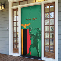 Zambia Independence Day Door Cover Lusaka Freedom Statue - Wonder Print Shop