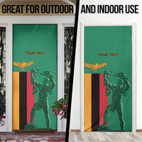 Zambia Independence Day Door Cover Lusaka Freedom Statue - Wonder Print Shop