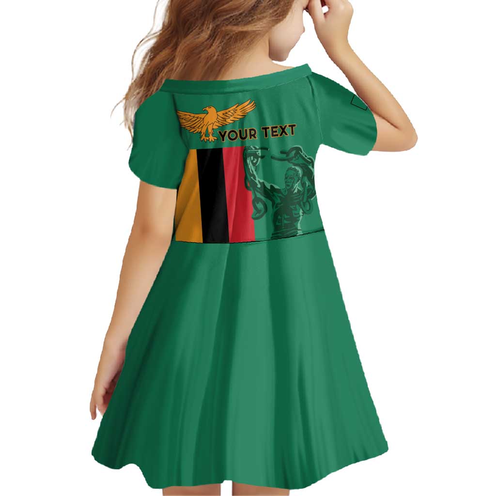 Personalized Zambia Independence Day Family Matching Mermaid Dress and Hawaiian Shirt Lusaka Freedom Statue - Wonder Print Shop