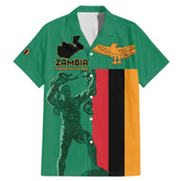 Personalized Zambia Independence Day Family Matching Mermaid Dress and Hawaiian Shirt Lusaka Freedom Statue - Wonder Print Shop