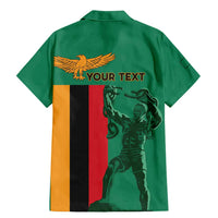 Personalized Zambia Independence Day Family Matching Mermaid Dress and Hawaiian Shirt Lusaka Freedom Statue - Wonder Print Shop