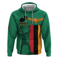 Personalized Zambia Independence Day Hoodie Lusaka Freedom Statue - Wonder Print Shop