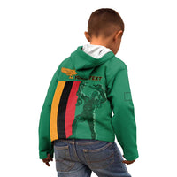 Personalized Zambia Independence Day Kid Hoodie Lusaka Freedom Statue - Wonder Print Shop