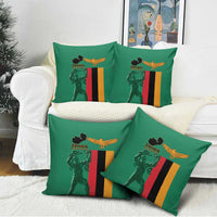 Zambia Independence Day Pillow Cover Lusaka Freedom Statue - Wonder Print Shop