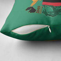 Zambia Independence Day Pillow Cover Lusaka Freedom Statue - Wonder Print Shop
