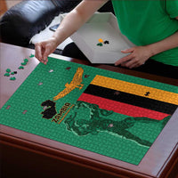 Zambia Independence Day Puzzle Lusaka Freedom Statue - Wonder Print Shop
