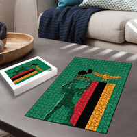 Zambia Independence Day Puzzle Lusaka Freedom Statue - Wonder Print Shop