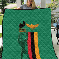 Zambia Independence Day Quilt Lusaka Freedom Statue - Wonder Print Shop