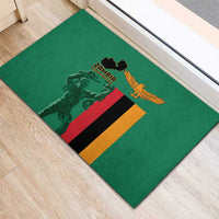 Zambia Independence Day Rubber Doormat Lusaka Freedom Statue - Wonder Print Shop