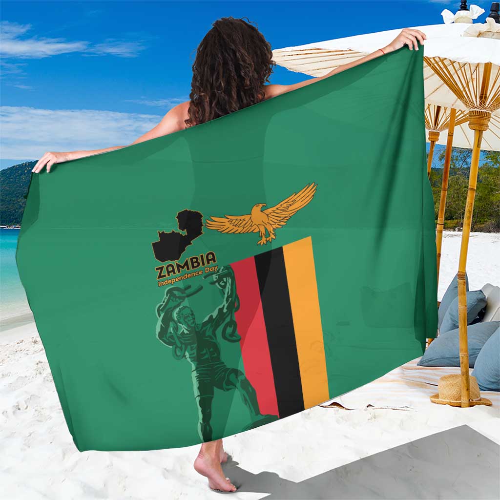 Zambia Independence Day Sarong Lusaka Freedom Statue - Wonder Print Shop