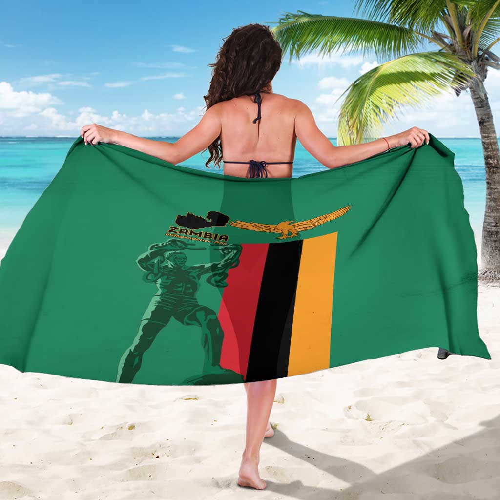 Zambia Independence Day Sarong Lusaka Freedom Statue - Wonder Print Shop