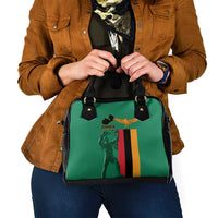 Zambia Independence Day Shoulder Handbag Lusaka Freedom Statue - Wonder Print Shop