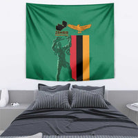 Zambia Independence Day Tapestry Lusaka Freedom Statue - Wonder Print Shop