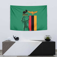 Zambia Independence Day Tapestry Lusaka Freedom Statue - Wonder Print Shop