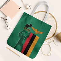 Zambia Independence Day Tote Bag Lusaka Freedom Statue - Wonder Print Shop