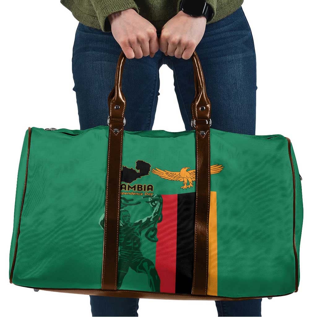 Zambia Independence Day Travel Bag Lusaka Freedom Statue - Wonder Print Shop