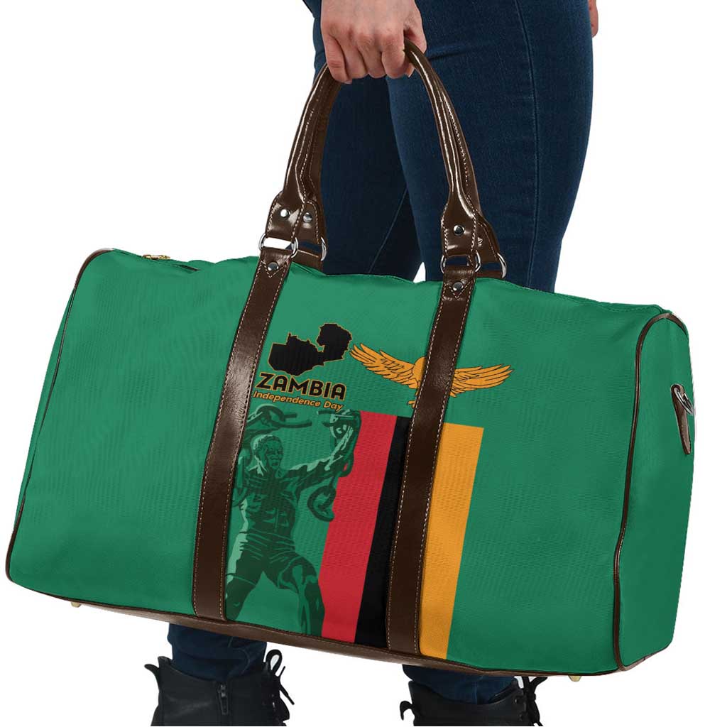 Zambia Independence Day Travel Bag Lusaka Freedom Statue - Wonder Print Shop